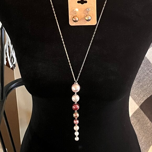 Sabika Colored Pearl Set - Picture 4 of 4